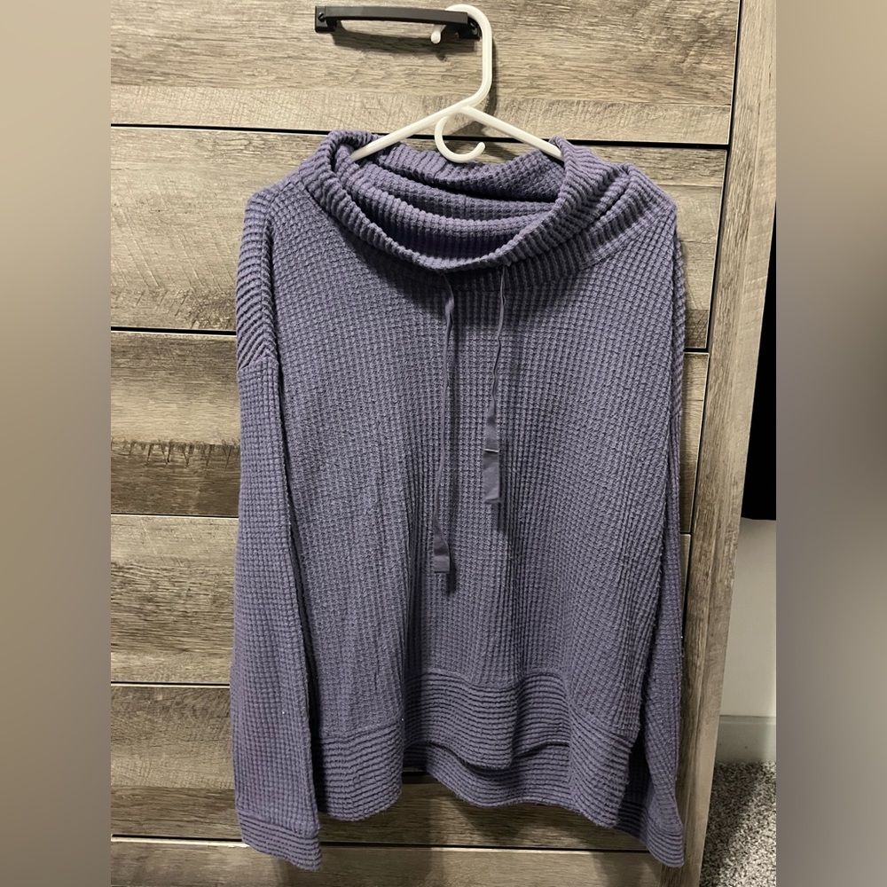 Cozy Purple Knit Sweater